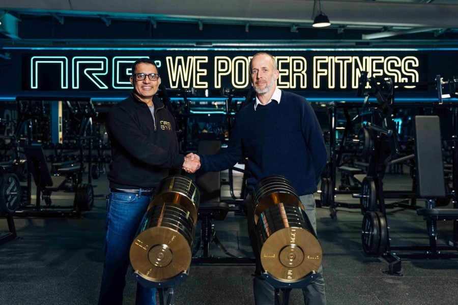 L-R Shafiq Ahmed, Founder and CEO at NRG Gyms and Steven Kenee, Chief Financial Officer at NRG Gyms. Credit NRG Gyms