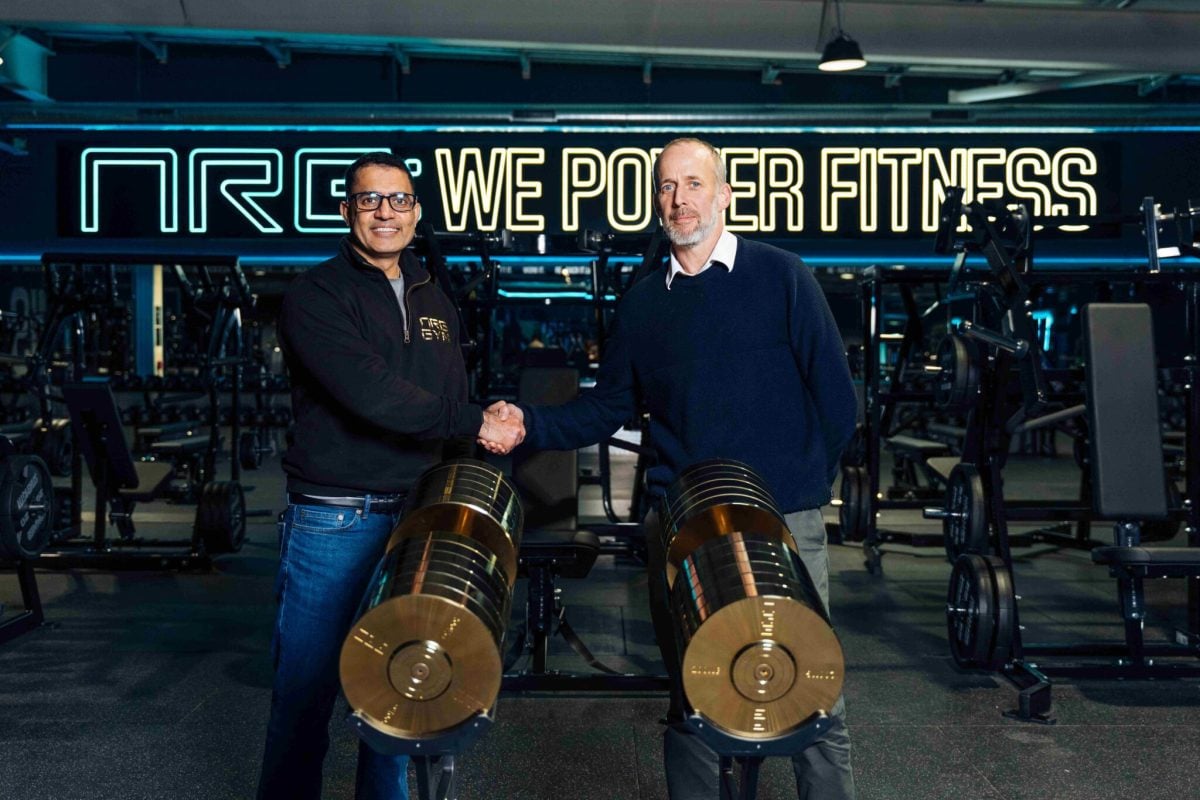 L-R Shafiq Ahmed, Founder and CEO at NRG Gyms and Steven Kenee, Chief Financial Officer at NRG Gyms. Credit NRG Gyms